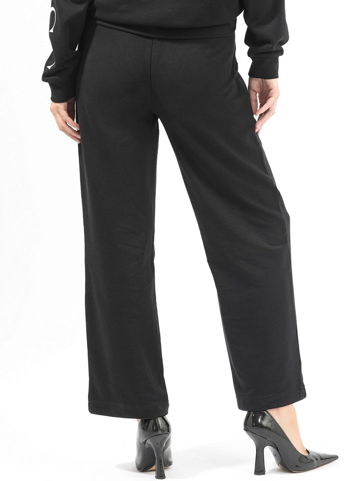 RAREISM Women Mid Rise Slim Fit Cotton Track Pants