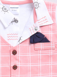 Moms Love Boys Checked Shirt with Trousers