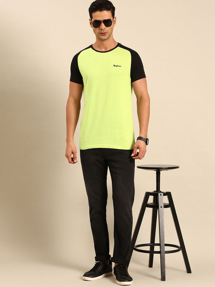 Being Human Pure Cotton Solid Casual T-shirt