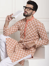 SOJANYA Ethnic Motifs Embroidered Mandarin Collar Kurta