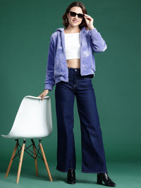DressBerry Women Faux Fur Woven Jacket