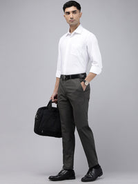 Park Avenue Men Checked Neo Fit Formal Trousers