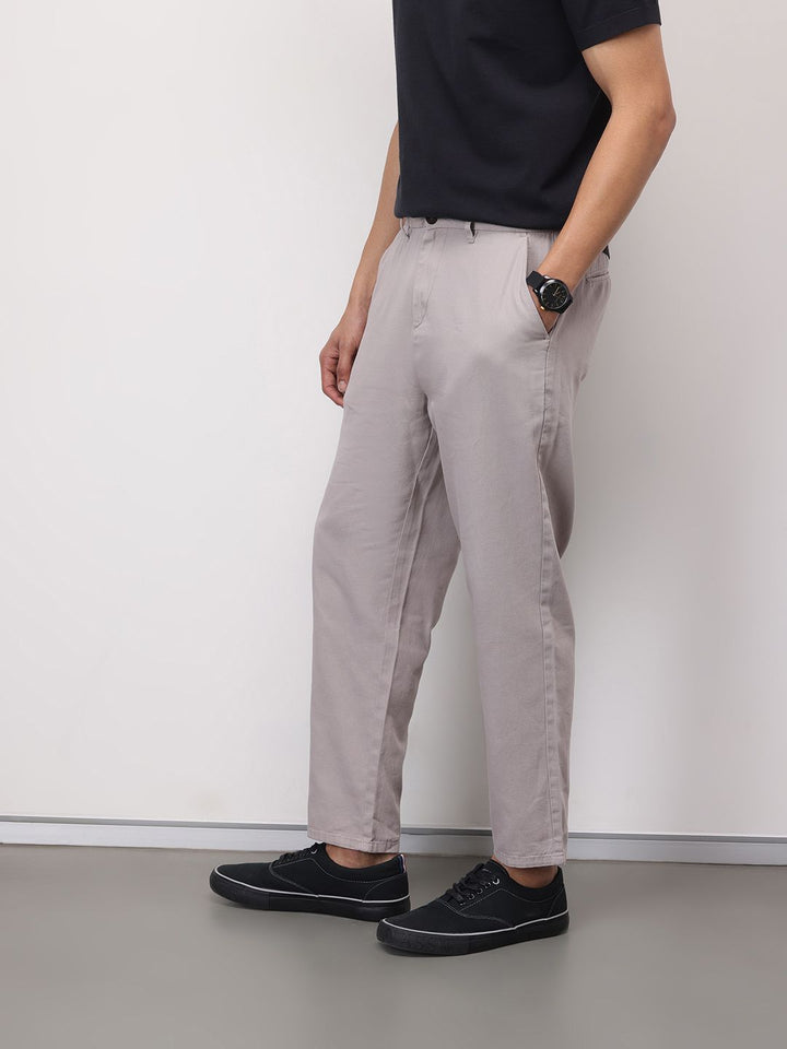 ether 365 Essentials Men Pure Cotton Regular Trousers