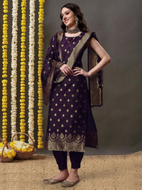 KALINI Ethnic Motifs Woven Design Kurta With Salwar & Dupatta