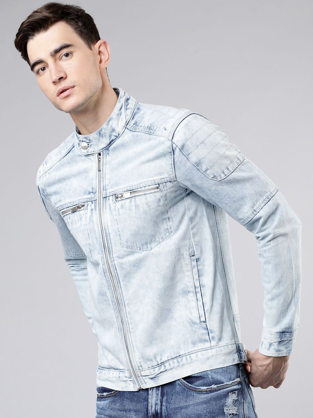 HIGHLANDER Men Denim Jacket