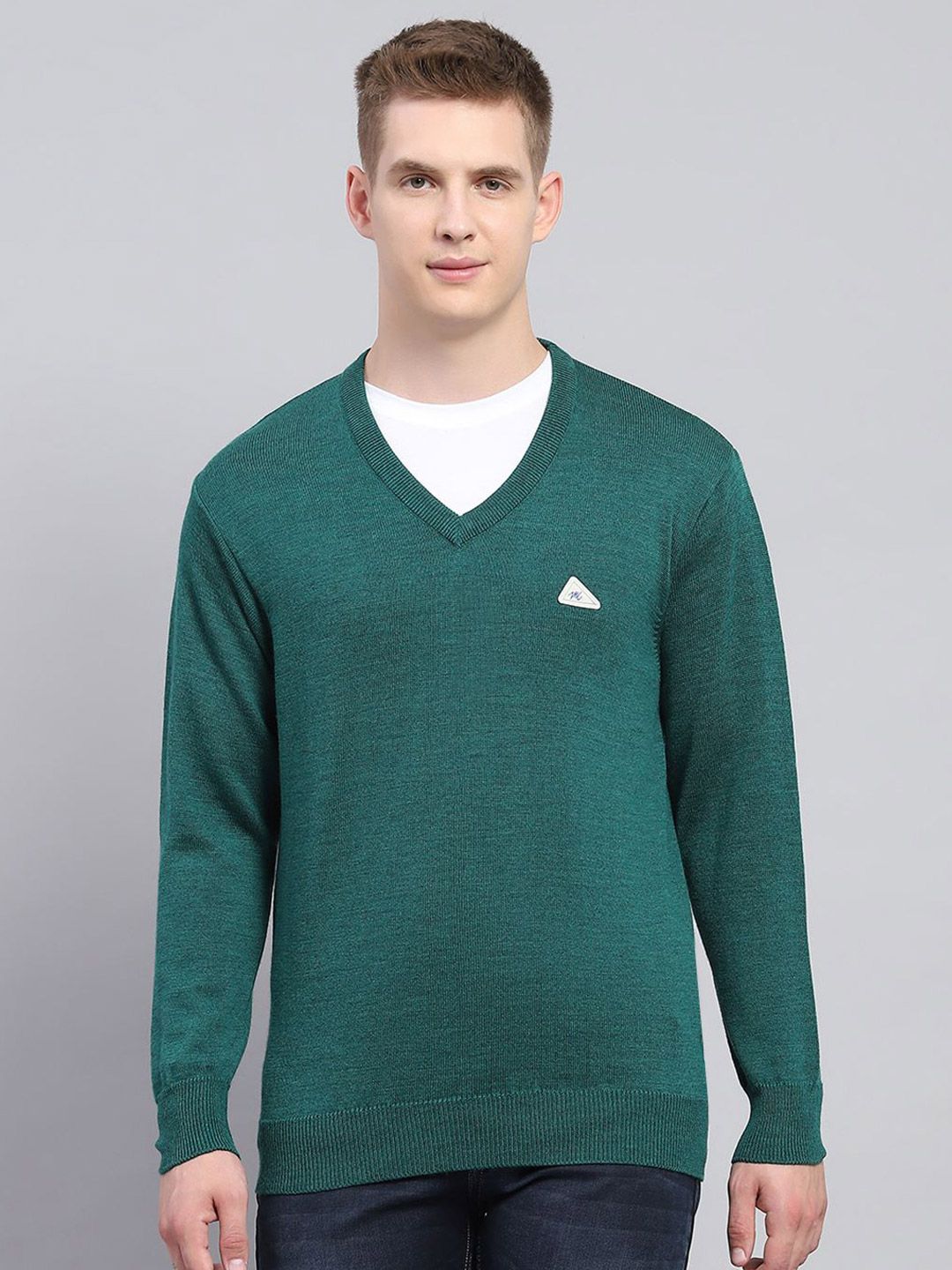 Monte Carlo Men V Neck Woollen Pullover