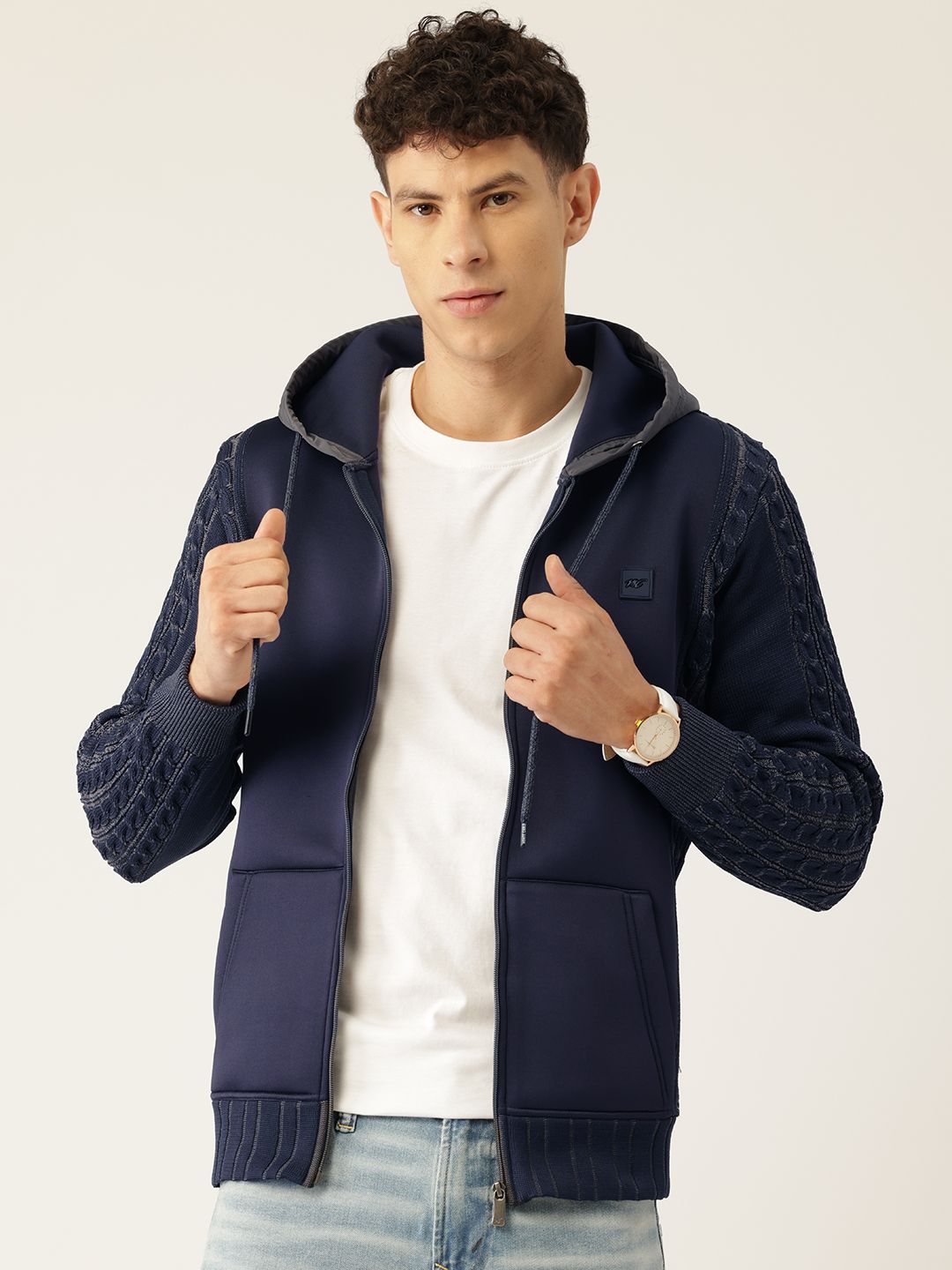 Monte Carlo Men Cable Knit Cardigan