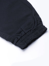 The Indian Garage Co Men Navy Blue Slim Fit Joggers Trousers