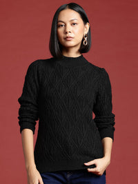 all about you Cable Knit Self-Design Pullover
