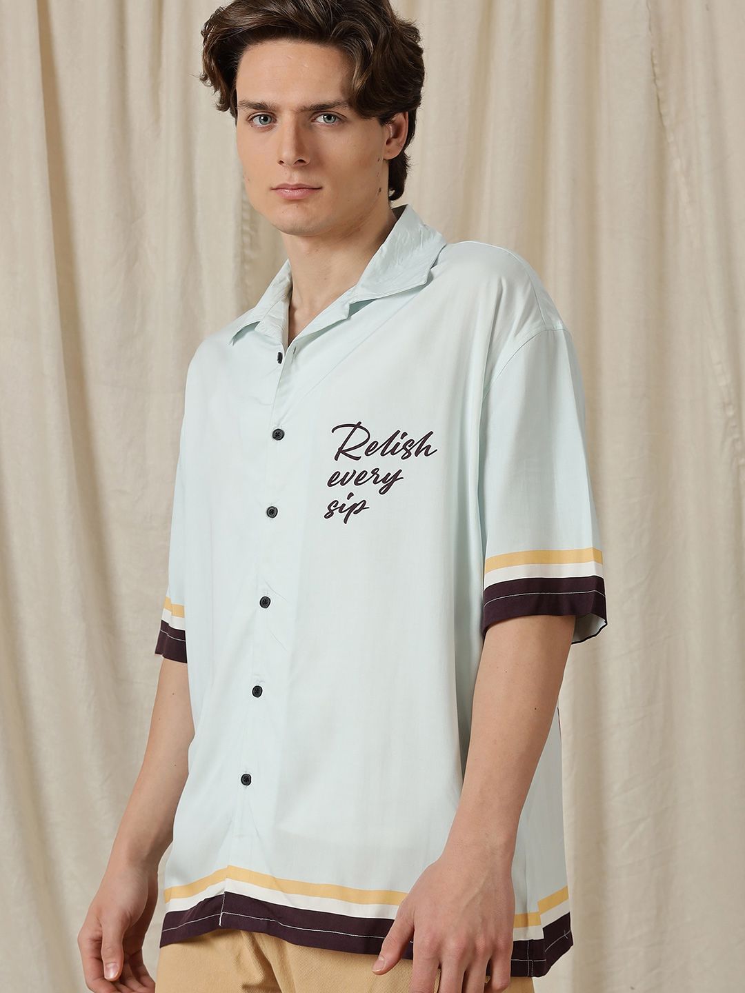 Eszett Men Cotton Printed Casual Shirt