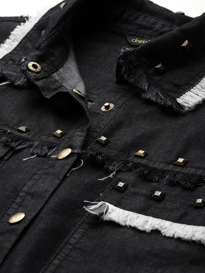DressBerry Embellished Chambray Shirt