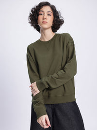 DressBerry Humour and Graphic Printed Sweatshirt