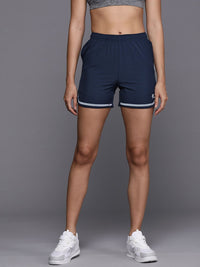 HRX by Hrithik Roshan Women Striped Slim Fit Shorts