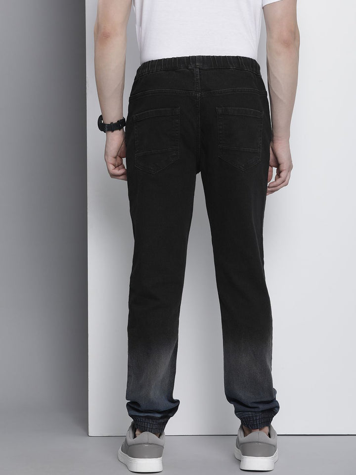 The Indian Garage Co Men Light Fade Ombre Stretchable Jogger Jeans