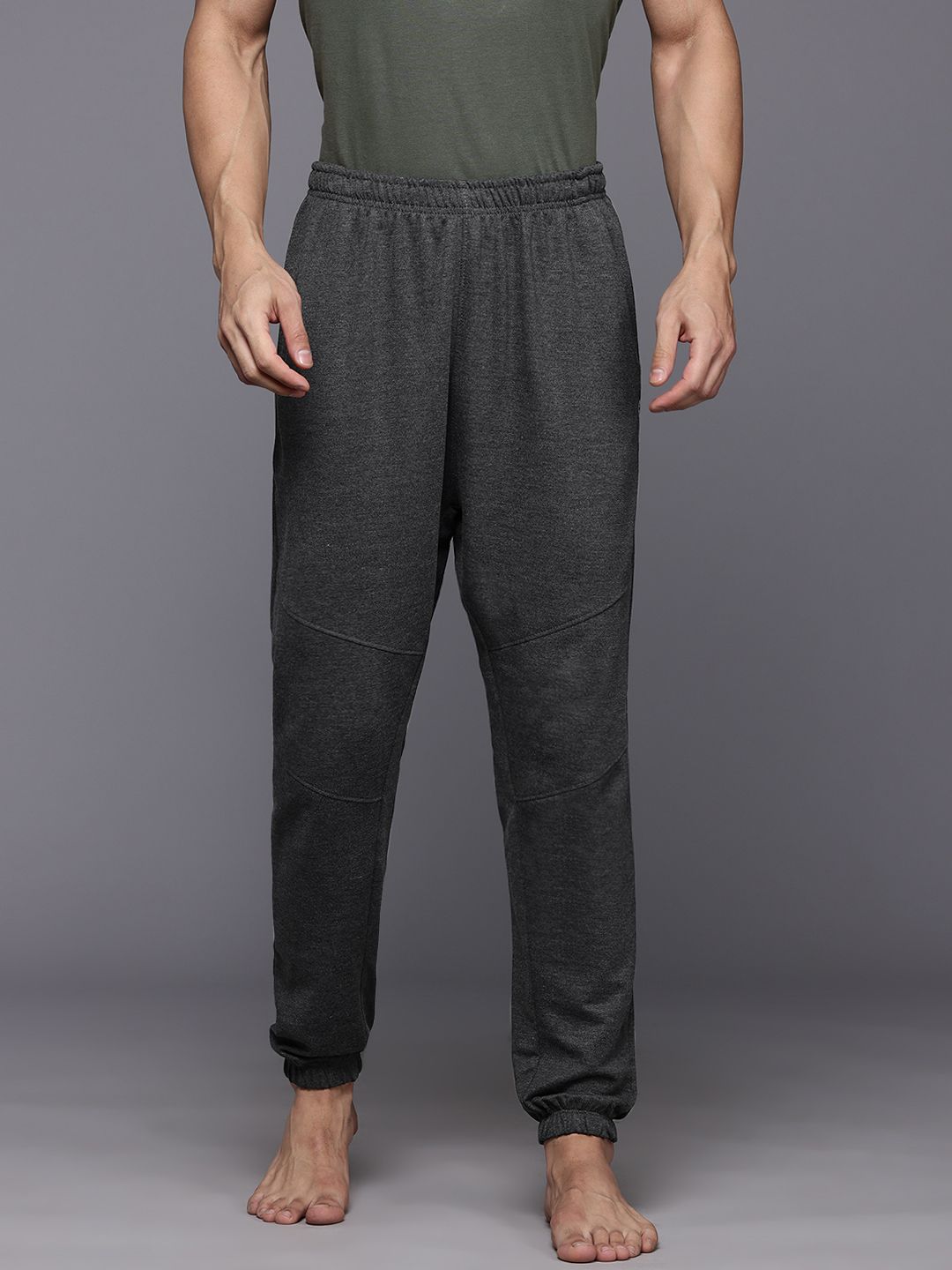 HRX by Hrithik Roshan Men Mid-Rise Regular Fit Yoga Joggers