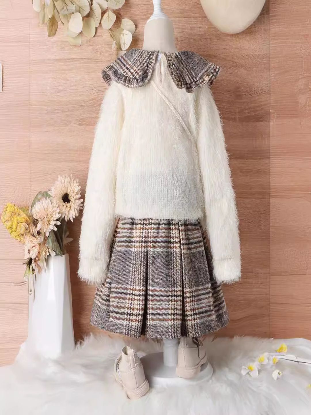 YK Girls Top With Skirt