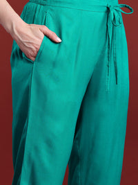 Anouk Regular Kurta with Trousers & Dupatta