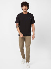 SPYKAR Round Neck Relaxed Fit Cotton T-Shirt