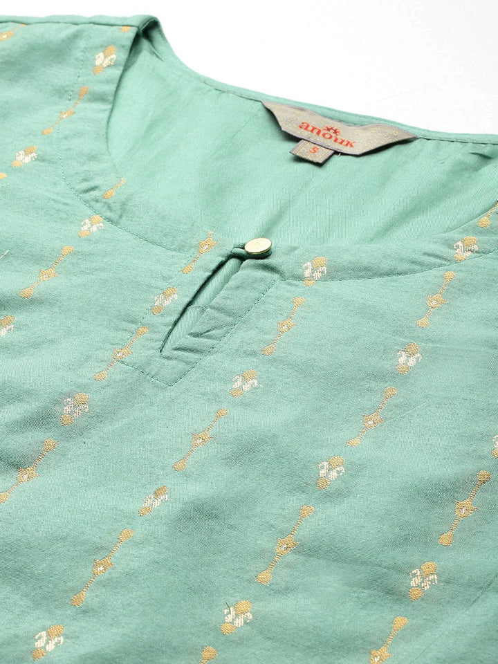 Anouk Tyohaar Zari Kurta with Trousers & Dupatta