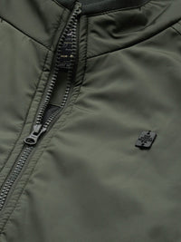 The Indian Garage Co Men Regular Fit Zip-Front Bomber Jacket