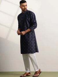 Anouk Men Printed Regular Kurta with Pyjamas