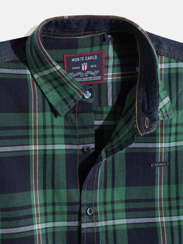 Monte Carlo Boys Checked Casual Smart Fit Shirt