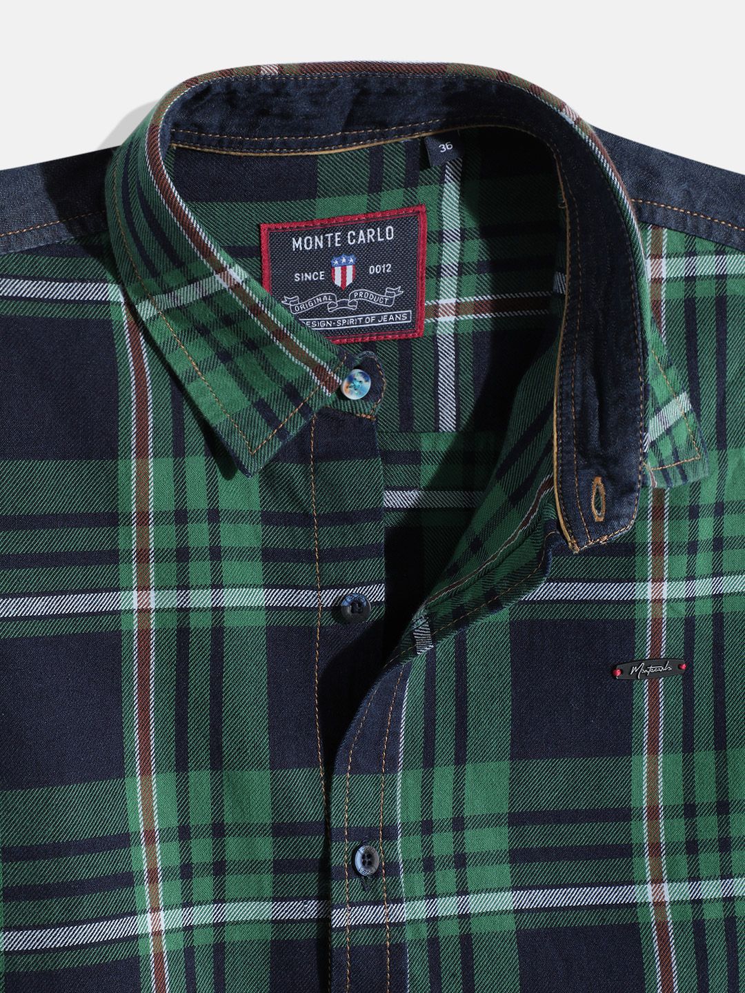 Monte Carlo Boys Checked Casual Smart Fit Shirt