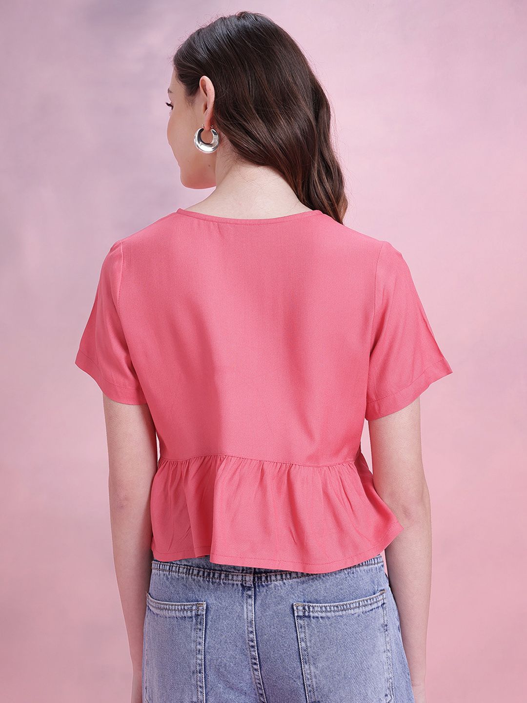 DressBerry Front Tie-Up Top