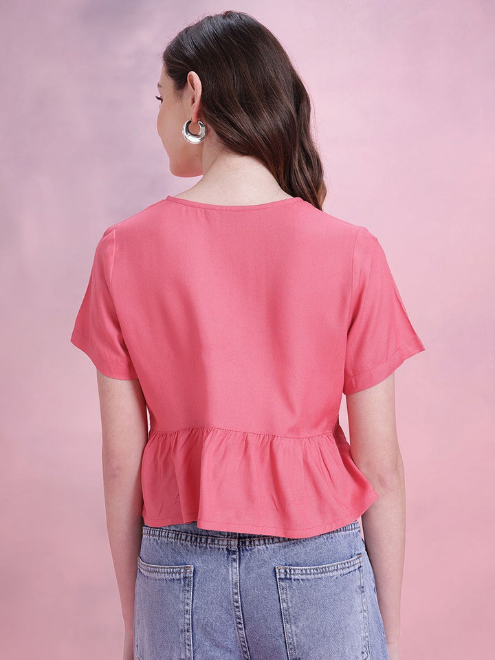 DressBerry Front Tie-Up Top