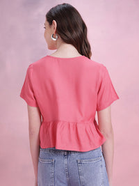 DressBerry Front Tie-Up Top