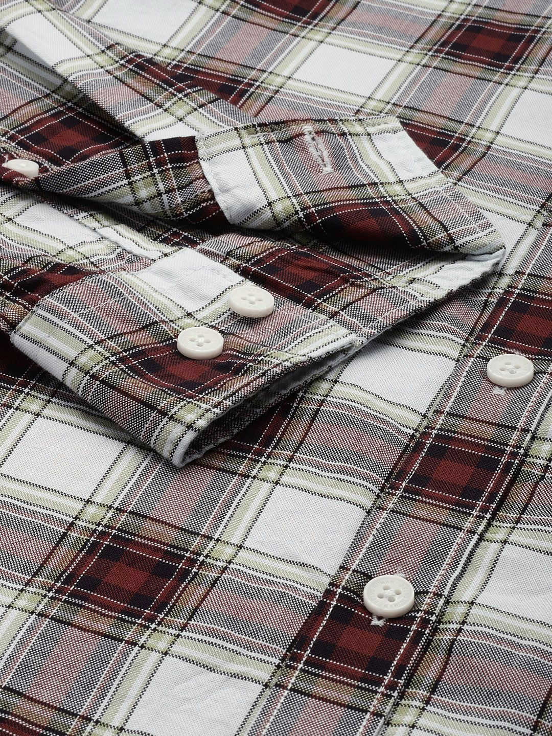 Being Human Pure Cotton Slim Fit Checked Casual Shirt