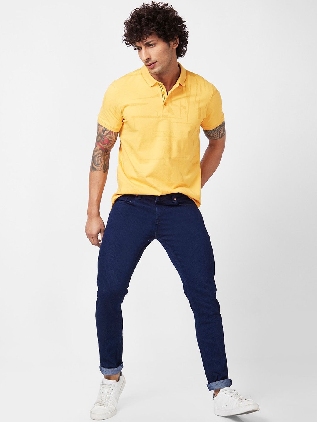 SPYKAR Men Skinny Fit Low-Rise Stretchable Jeans