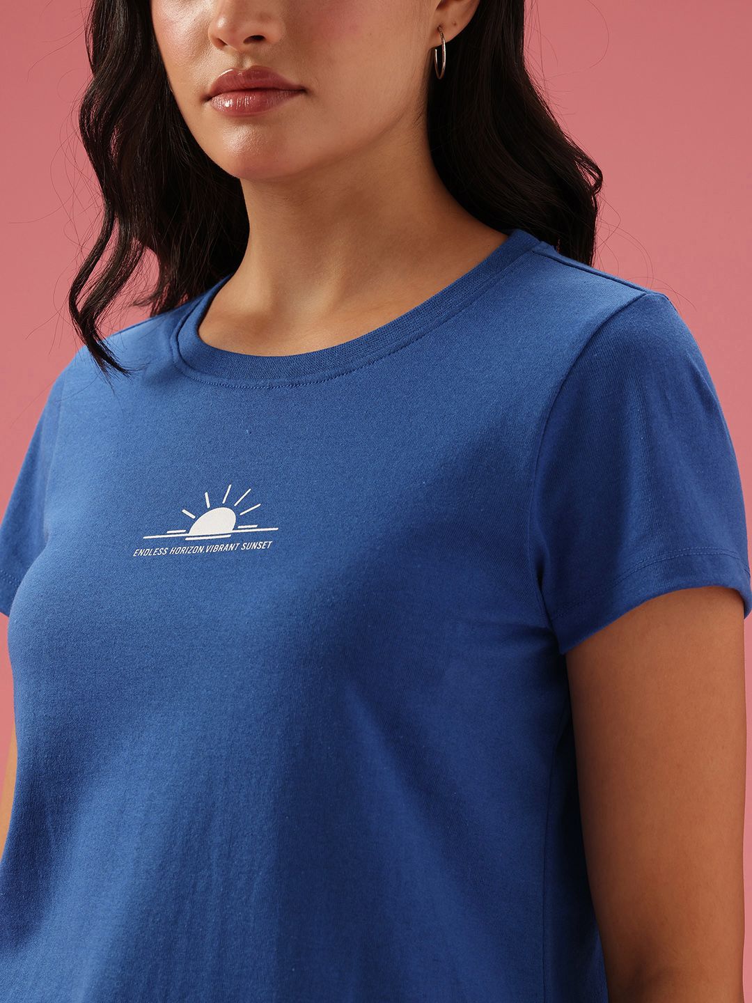 DressBerry Typography Printed Casual T-shirt