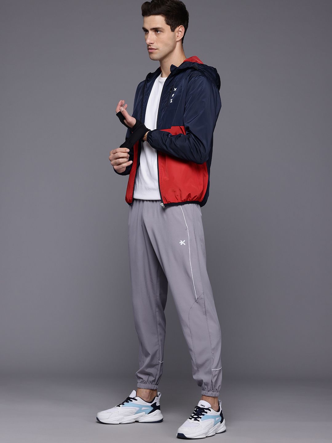 HRX by Hrithik Roshan Colourblocked Rapid Dry Training Jacket