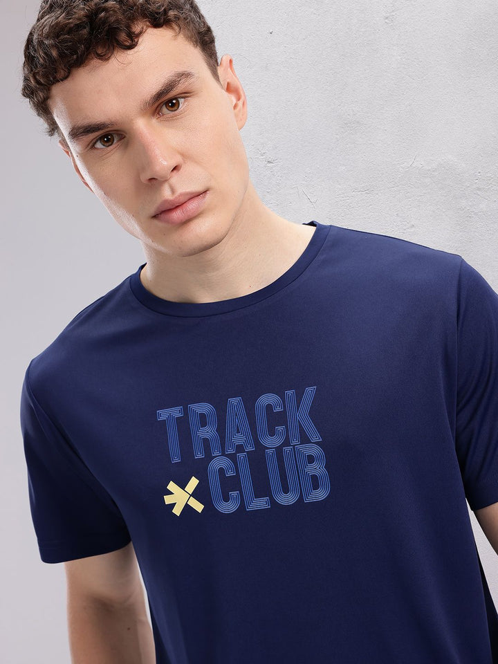 HRX by Hrithik Roshan Typography Print Rapid-Dry Running T-shirt