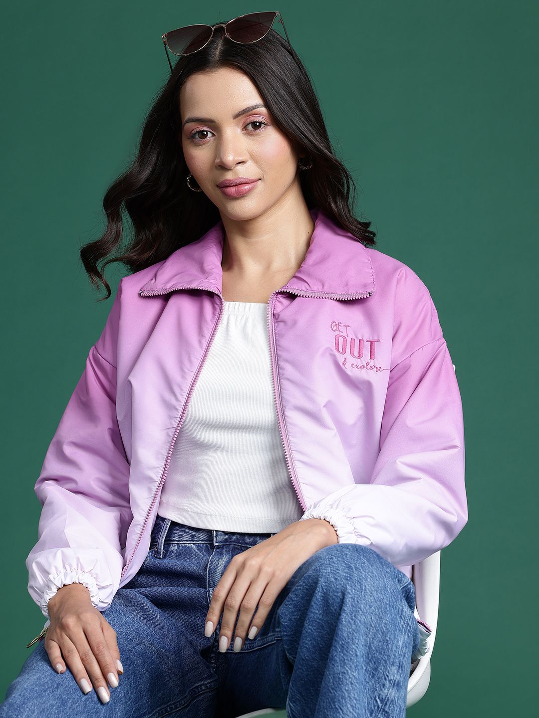 DressBerry Ombre Padded Jacket