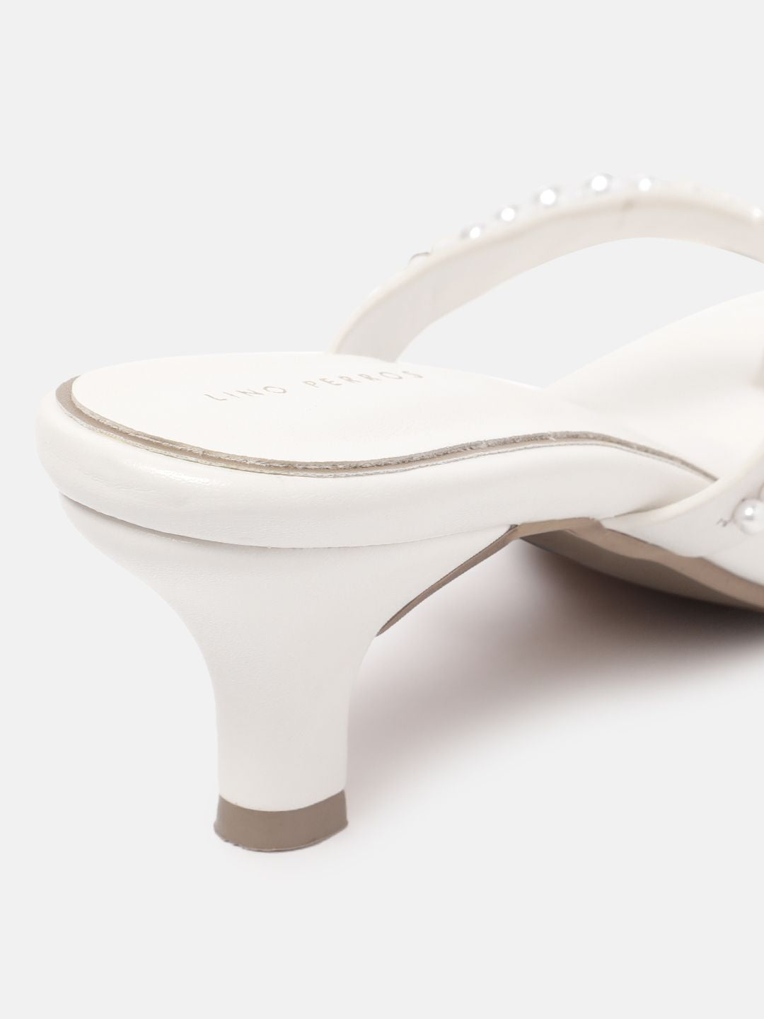 Lino Perros Embellished Kitten Heel