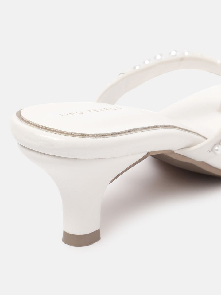 Lino Perros Embellished Kitten Heel