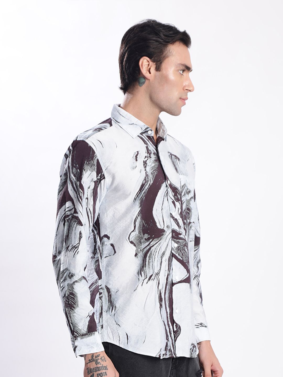 Bene Kleed Men Slim Fit Printed Casual Shirt