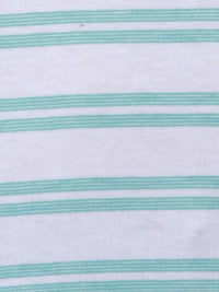 Park Avenue Men Striped Polo Collar Pockets Slim Fit T-shirt