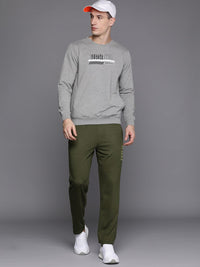 HRX by Hrithik Roshan Brand Logo Printed Round-Neck Sweatshirt