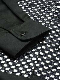 House of Pataudi Pure Cotton Embellished Party Shirt