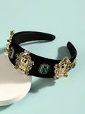 SOHI Embellished Fabric Hairband