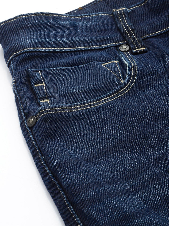 SPYKAR Men Skinny Slim Fit Low-Rise Light Fade Stretchable Jeans