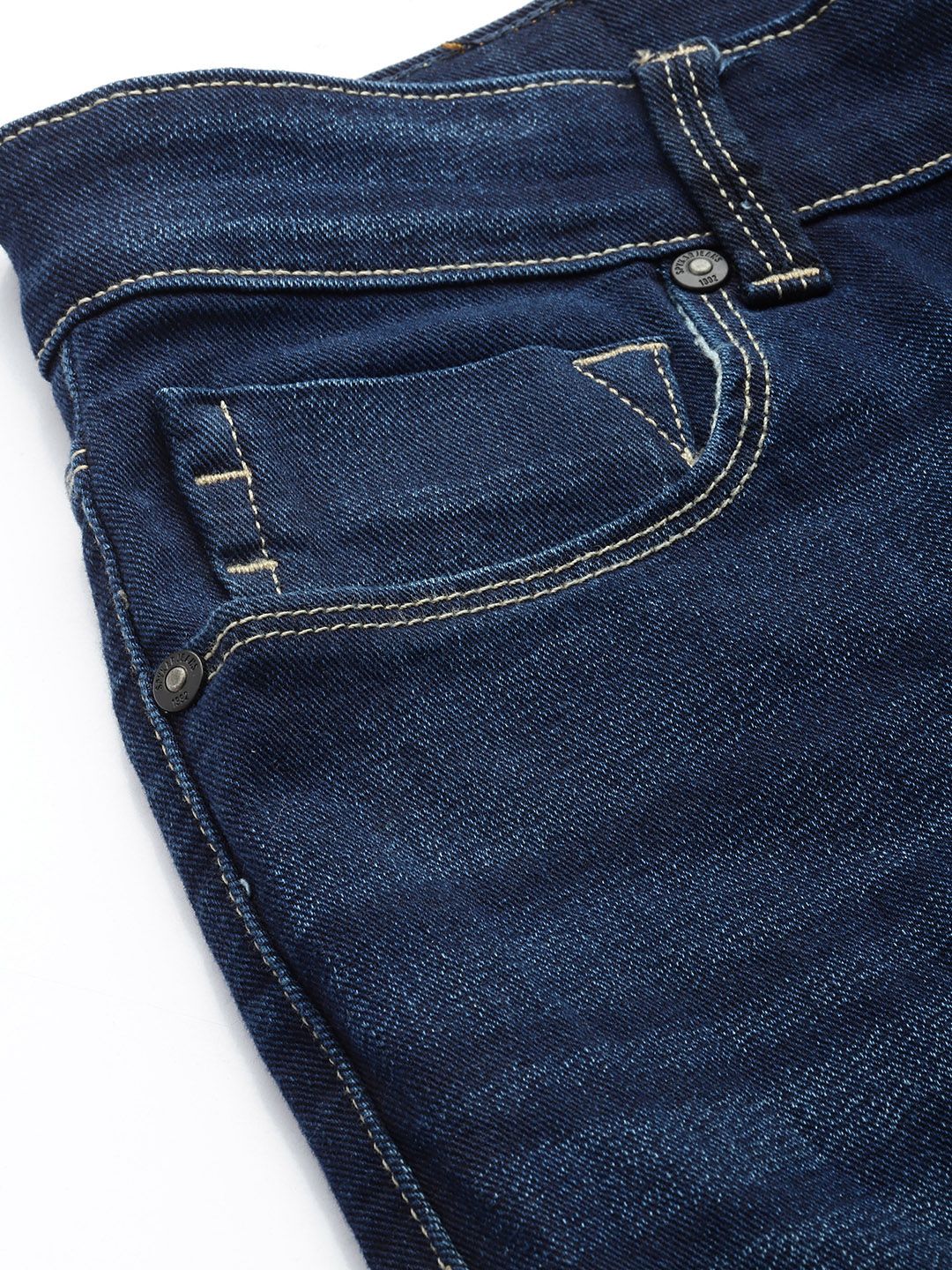 SPYKAR Men Skinny Slim Fit Low-Rise Light Fade Stretchable Jeans