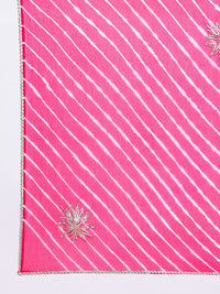 Anouk Women Tiered Gotta Patti Kurta with Salwar & With Dupatta
