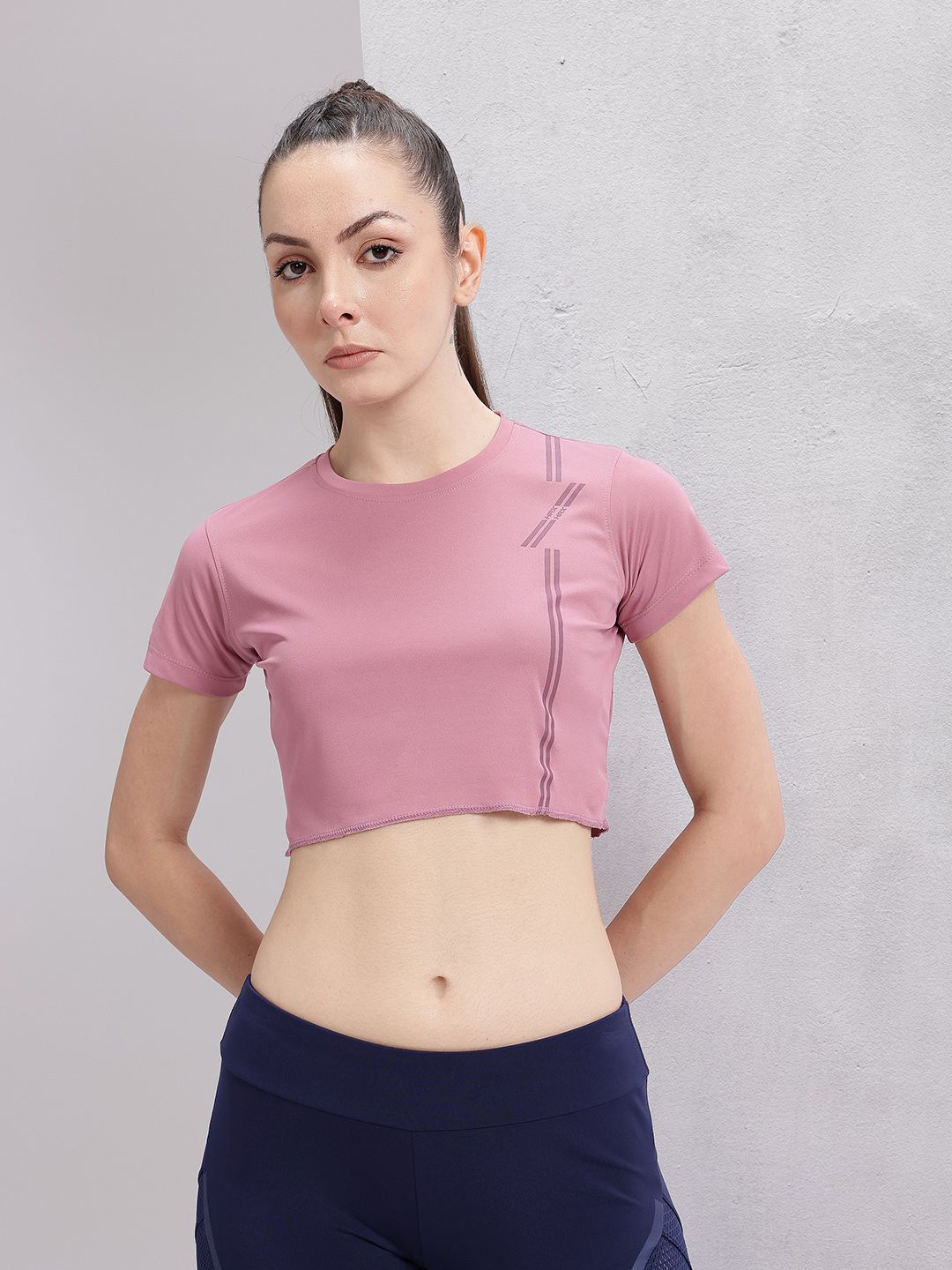 HRX by Hrithik Roshan Rapid-Dry Crop Training T-shirt