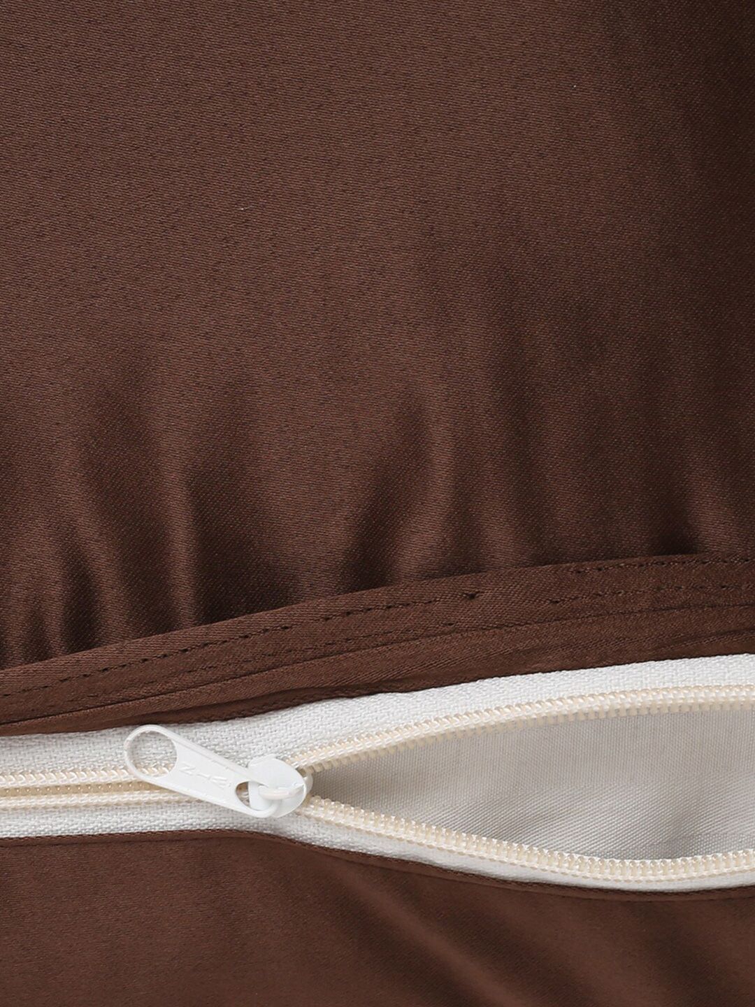 HOSTA HOMES Brown Set of 2 Embellished Square Cushion Covers