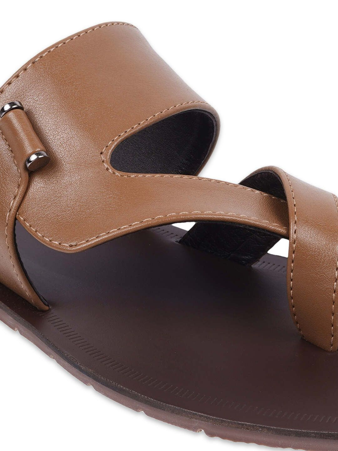 Metro Men Leather Slip-On Comfort Sandals