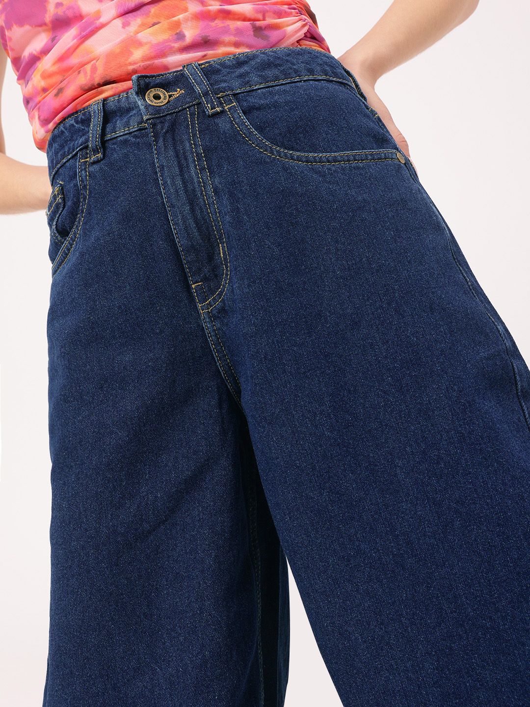 DressBerry Women Everyday Essentials Skater Fit Denim Shorts